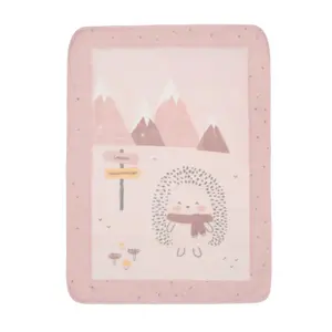 Детское одеяло Kikkaboo Hedge-Hugs Super Soft, 110/140 см, розовый
