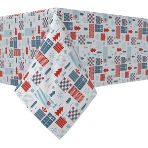Прямоугольная скатерть, 100 % хлопок, 60х104 дюйма, праздничные подарочные коробки