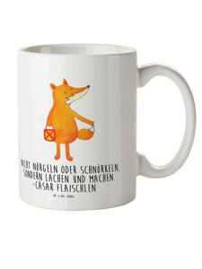 Детская кружка-фонарь лиса с надписью белого цвета Mr. & Mrs. Panda