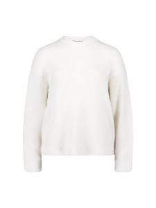 Вязаный свитер цвета яичного крема с пухом Zero