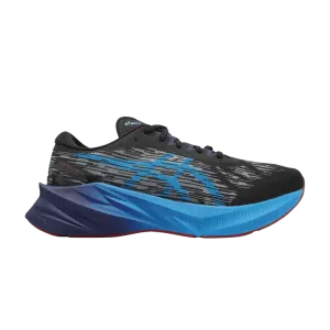 Кроссовки ASICS Novablast 3 2E Wide 'Black Island Blue', черный