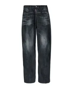 Джинсы D2 скрученные Dsquared2, серый