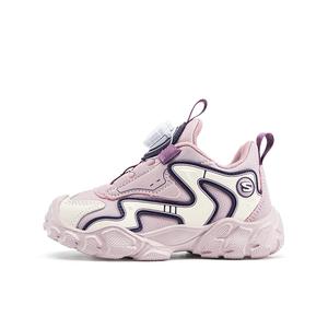 Детские кроссовки с низким верхом, дышащие, легкие, с амортизацией, с защитой от ударов SNOOPY, фиолетовый