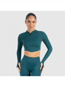 SMILODOX Куртка Харли темно-зеленого цвета