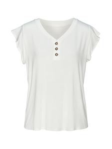 Блуза LASCANA nshirt, кремовый