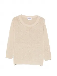 Свитер с круглым вырезом Alpha Studio, бежевый