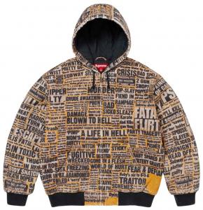 Рабочая куртка Supreme x Dash Snow Hooded Work Jacket, мультиколор