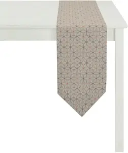 APELT дорожка для стола "3008 Christmas Elegance, Новогоднее украшение, Рождество", (1 шт.) 24х175 см, коричневый/золотой