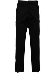 Moncler поплиновые брюки с логотипом, черный