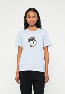 Футболка KARL LAGERFELD IKON SKETCH CHOUPETTE, Kentucky Blue/Blue