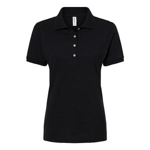 Женская футболка dri-power polo Jerzees, Black