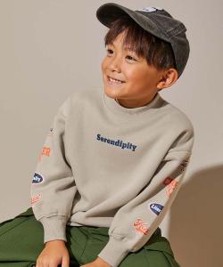 Толстовка с флисовой подкладкой и принтом «Дьявольская лаборатория» с крупным силуэтом, коллекция осень-зима 2025 Devirock, цвет 001-Sleeve Logo-L Gray