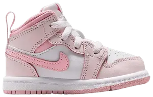 Кроссовки Air Jordan 1 Mid TD, розовый