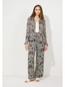 Блузка коричневого/белого цвета More & More