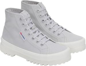 Кроссовки Superga Womens 2341 - Alpina, слоновая кость/серый/серебристо-серый