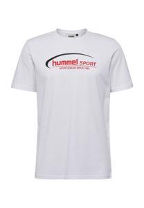 Футболка Hummel Print T-shirt, White Red/Off-White