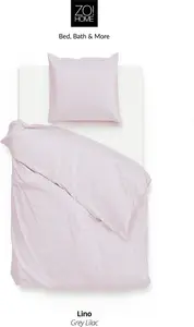 Постельное белье Lino 155 Серо-сиреневый