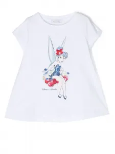 Футболка с принтом Динь-Динь от X Disney Monnalisa, белый