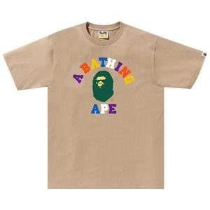 Футболка BAPE Colors College Tee, Beige