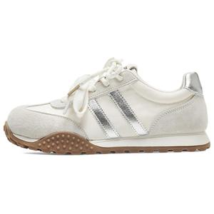 AGSDON Женские низкие кеды повседневные гриж, цвет Greige