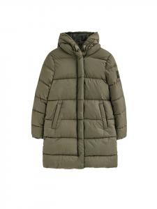 Пальто цвета милитари-зеленый Polo Club