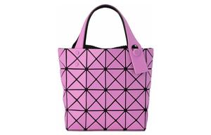 ISSEY MIYAKE Виниловая сумка-шоппер малая квадратная женская фиолетовая