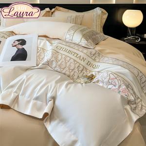 FUANNA Комплект постельного белья 4 предмета, 180 см, пододеяльник 200x230 см