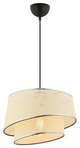 Настольная лампа P & B белый, серебристый диаметр/высота: 32/65 см