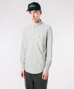 Полосатая рубашка из ткани пике Coolmax Blend