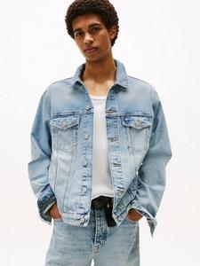 Джинсовая куртка-косуха Tommy Jeans Tommy Hilfiger, Light Blue