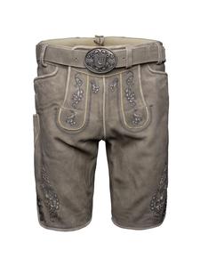 KRÜGER Кожаные брюки Энакина светло-серого цвета