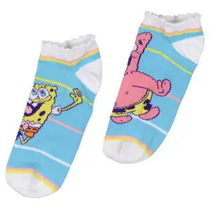 Женские носки Nickelodeon SpongeBob SquarePants High Five, 1 пара, разноцветные, для неявки