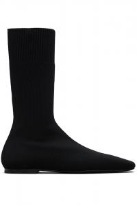 Вязаные ботинки-носки Toteme, черный