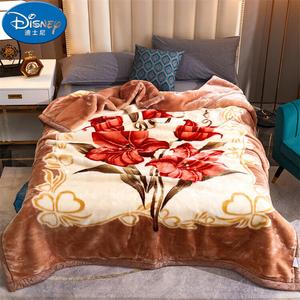 Disney Теплое зимнее одеяло 200х230 см, вес 5 кг, флис, цвет Light brown 658-oil brown
