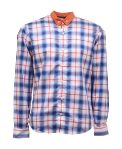 Рубашка из итальянского хлопка в клетку. Etro, мультиколор