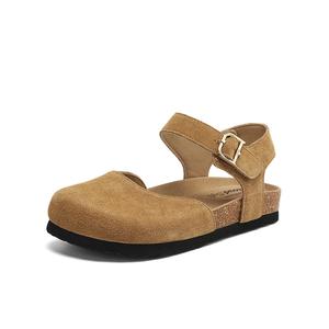 Повседневные однобортные туфли женские DAPHNE, Beige Apricot