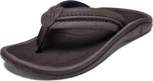 Мужские пляжные сандалии OLUKAI Hokua, быстросохнущие шлепанцы, водоотталкивающие с резиновой подошвой с хорошим сцеплением на мокрой поверхности, стелька из прессованного материала и мягкая комфортная посадка
