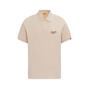 Футболка поло мужская CAT, светло-хаки