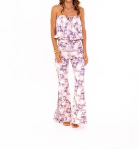 Женская блузка с тай-даем в цвете блаш SOAH, Blush