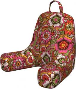 Наволочка для подушки для чтения Ambesonne в этническом стиле, восточный узор с цветущими растениями и весенней тематикой, мягкая, без наполнителя, размер S, разноцветная., Multicolor