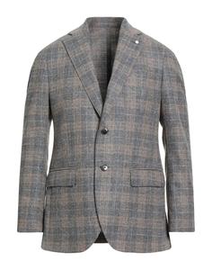 Блейзер Luigi Bianchi Mantova, серый