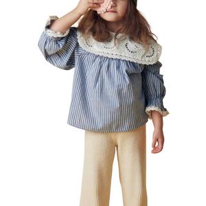 Блузка Henriette в голубую сонетную клетку Vichy Louise Misha