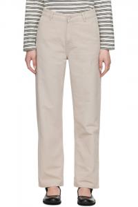 Прямые брюки Pierce Carhartt Work In Progress, бежевый