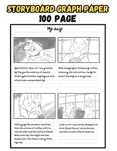 Storyboard template sketchbook: Notebook Template 8.5 x 11 inches Layouts - 100 Pages US Letter (Independently published)