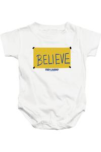 Детский комбинезон Ted Lasso "Ted Lasso Believe Sign" Gildan, белый