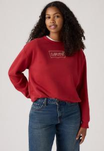 Толстовка Levi's EVERYDAY CREW, Rhythmic Red/Red