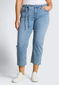 Джинсы узкого кроя размера плюс ttplus mitbindegürtel Tom Tailor, Clean Light Stone Blue Denim