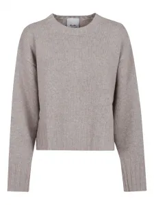 Кашемировый свитер с ребристой отделкой ALLUDE