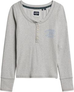 Лонгслив Superdry Athletic, mottled grey