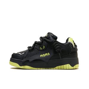 Кроссовки MQMS Skateboarding Shoes Unisex Low-top Black/green, черный